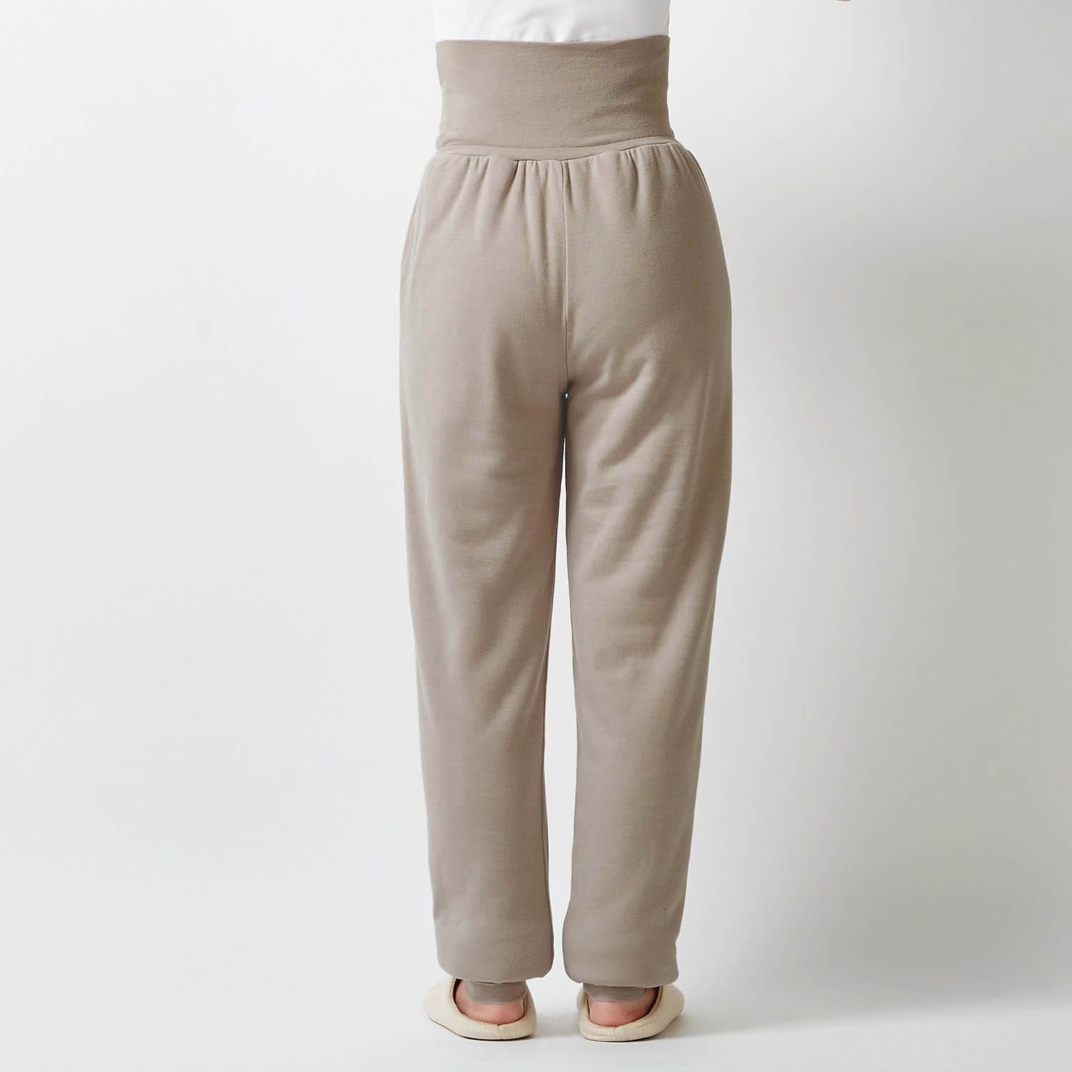 日本千趣會 - 迪士尼 柔軟家居休閒長褲-米奇花草-深灰