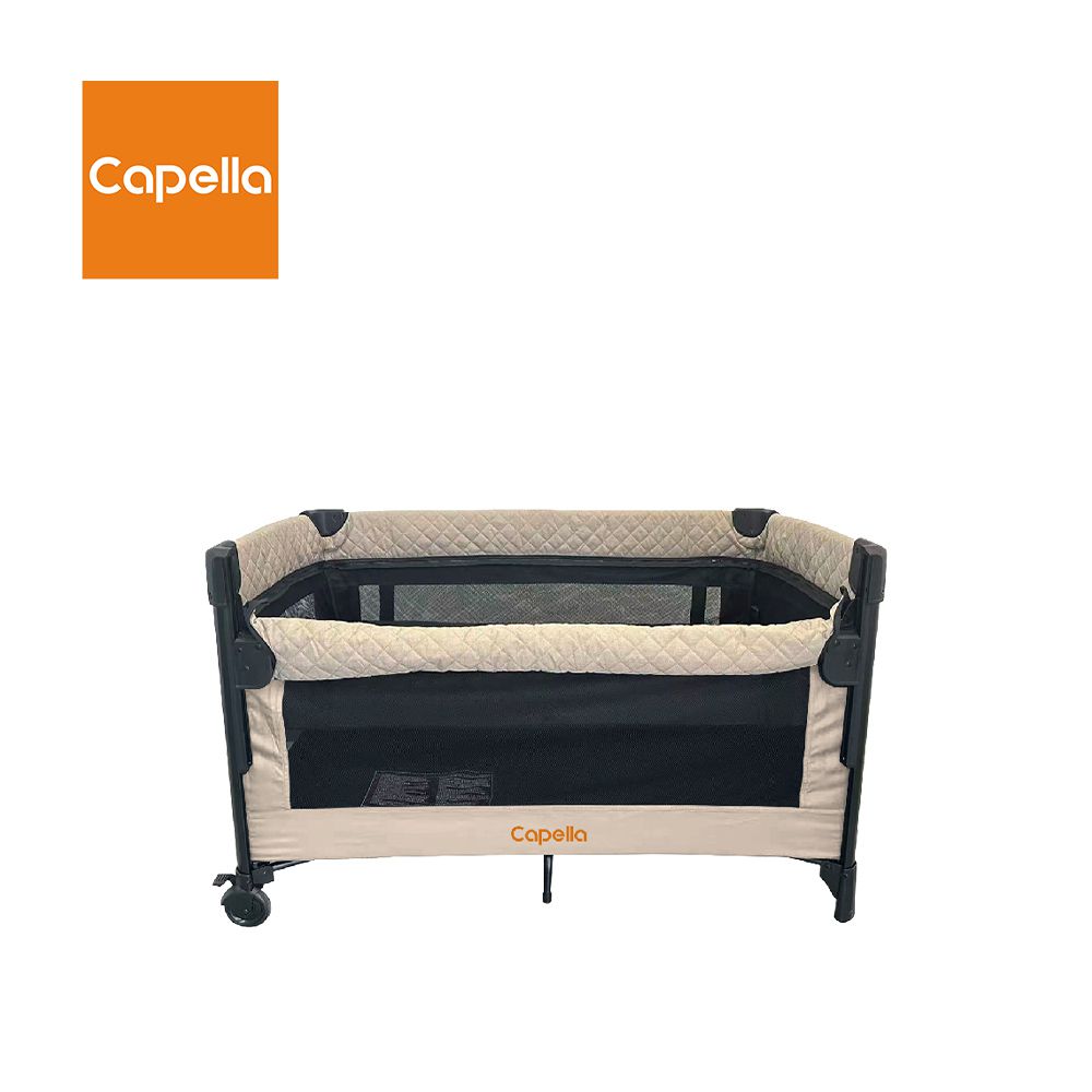 韓國 PACKA NEST 全能隨行嬰兒床-金沙色