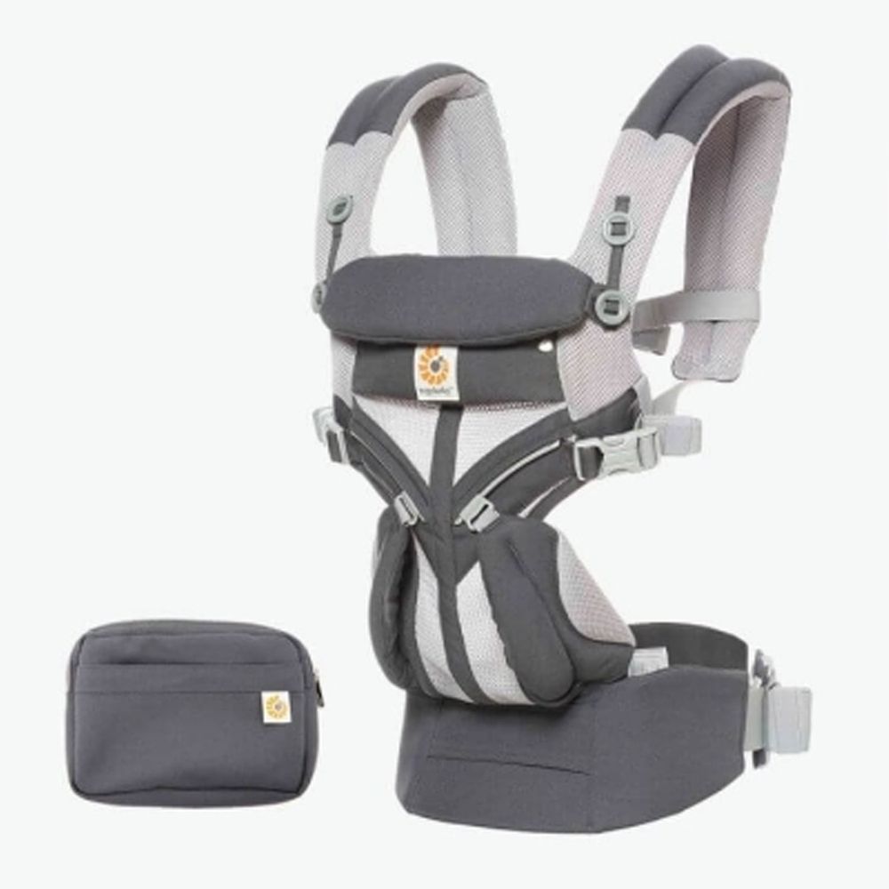 美國 ergobaby - Omni全階段型四式360嬰兒揹巾/揹帶-透氣款-碳灰