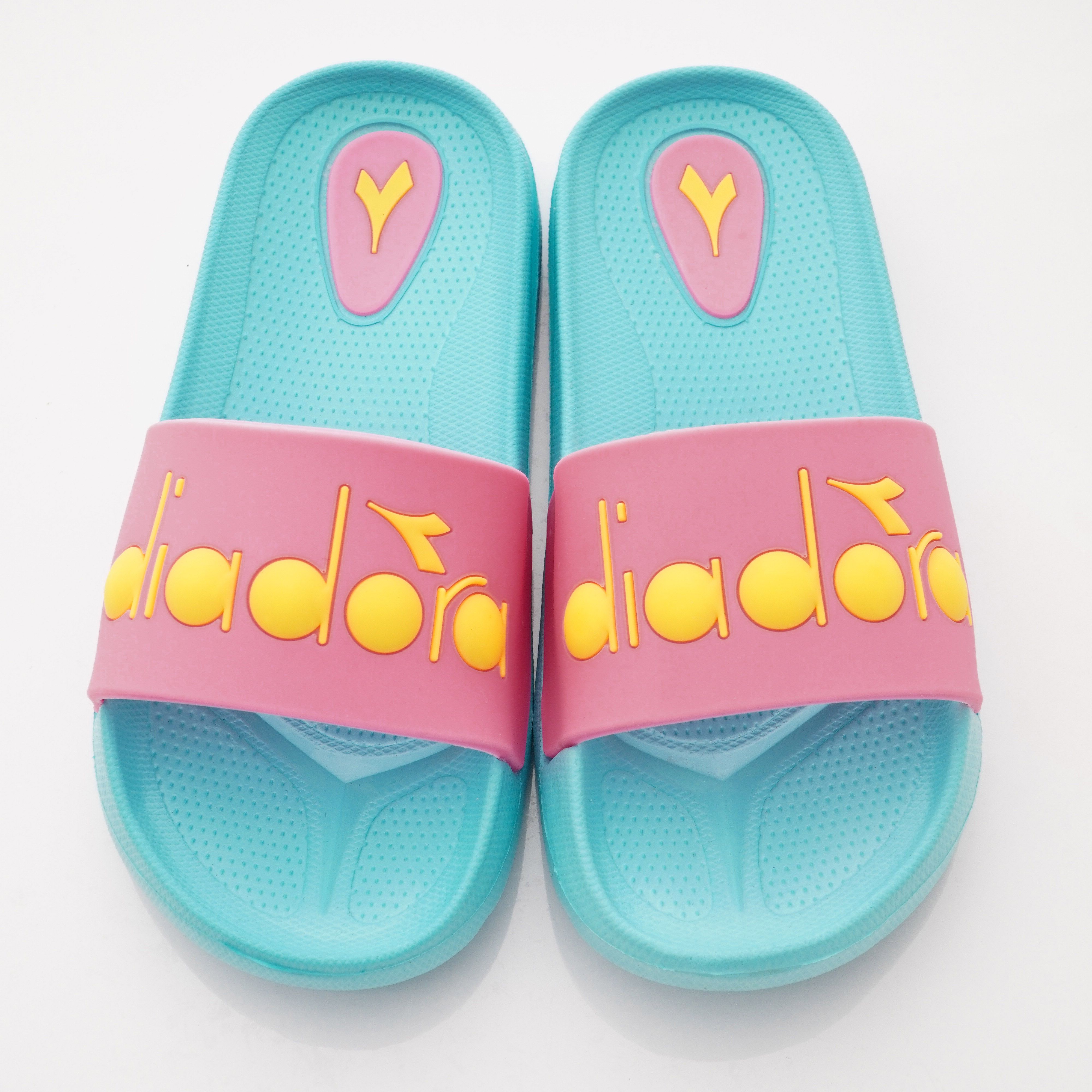 DIADORA - 輕量LOGO涼鞋/拖鞋(中小童段)-桃