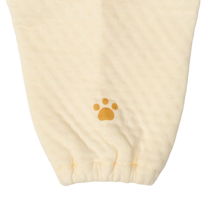 akachan honpo - 長袖舒適連身衣-象牙白色 (50~60cm)