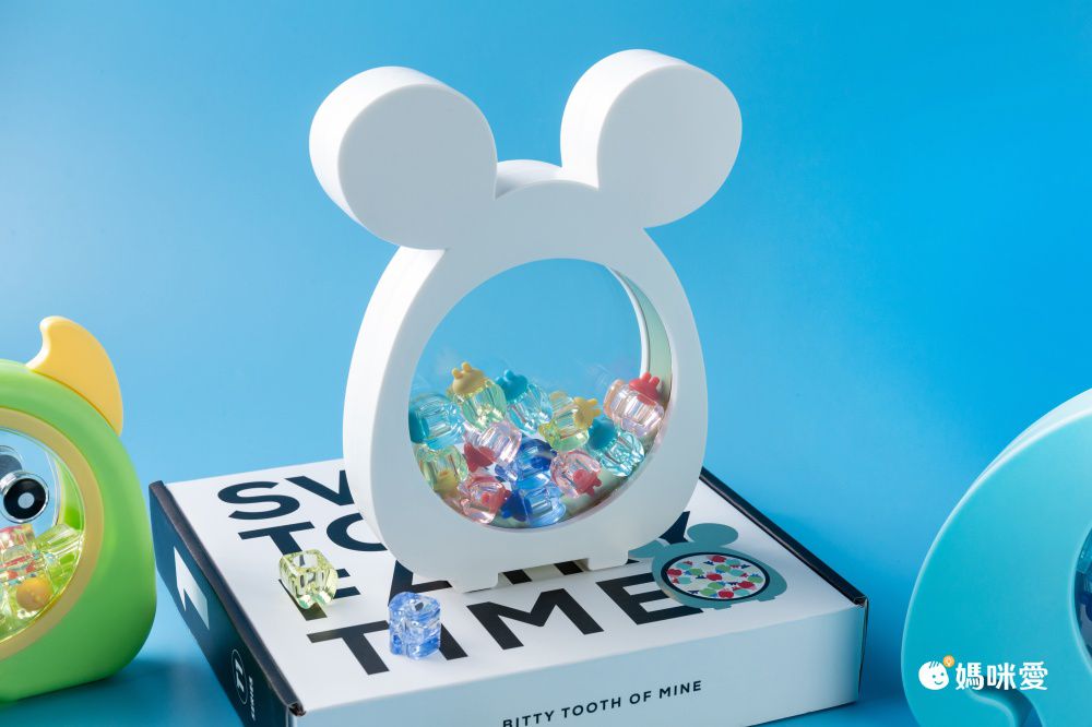 寶寶乳牙收藏盒-小老鼠款-粉色 (20x16cm)