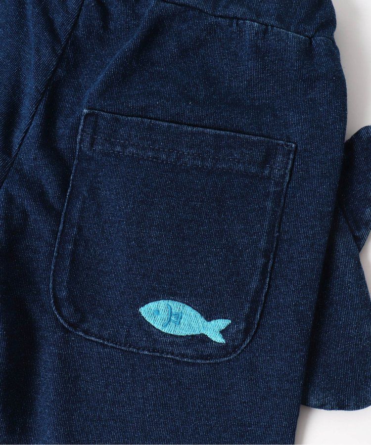 日本 BIT'Z - 動物造型大口袋短褲-美洲獅-寶石綠