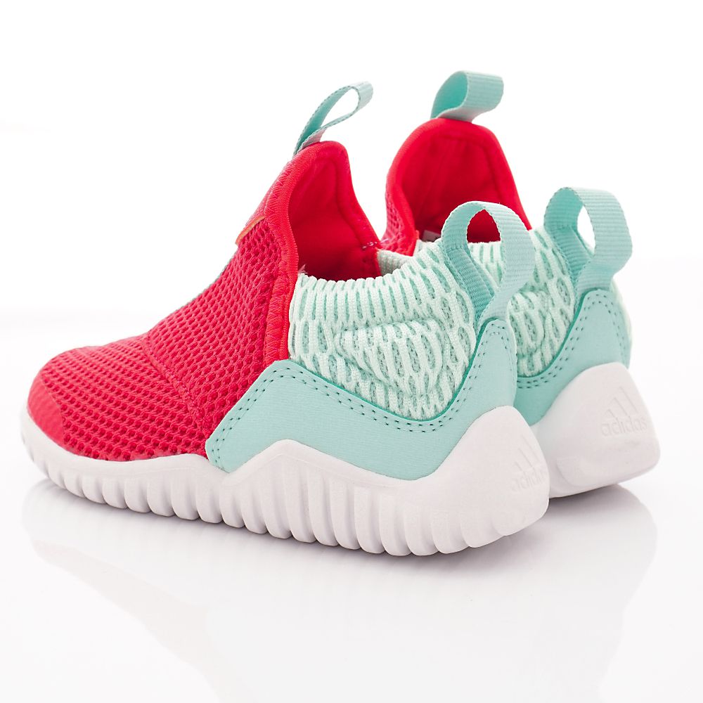 adidas - 愛迪達童鞋-襪套輕便慢跑鞋(中小童段)-紅藍