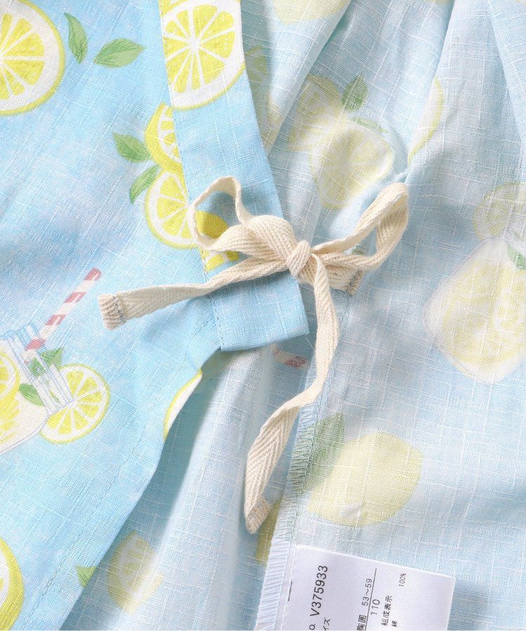 日本 apres les cours - 季節限量！清新可愛二件式甚平-彩虹西瓜-米白