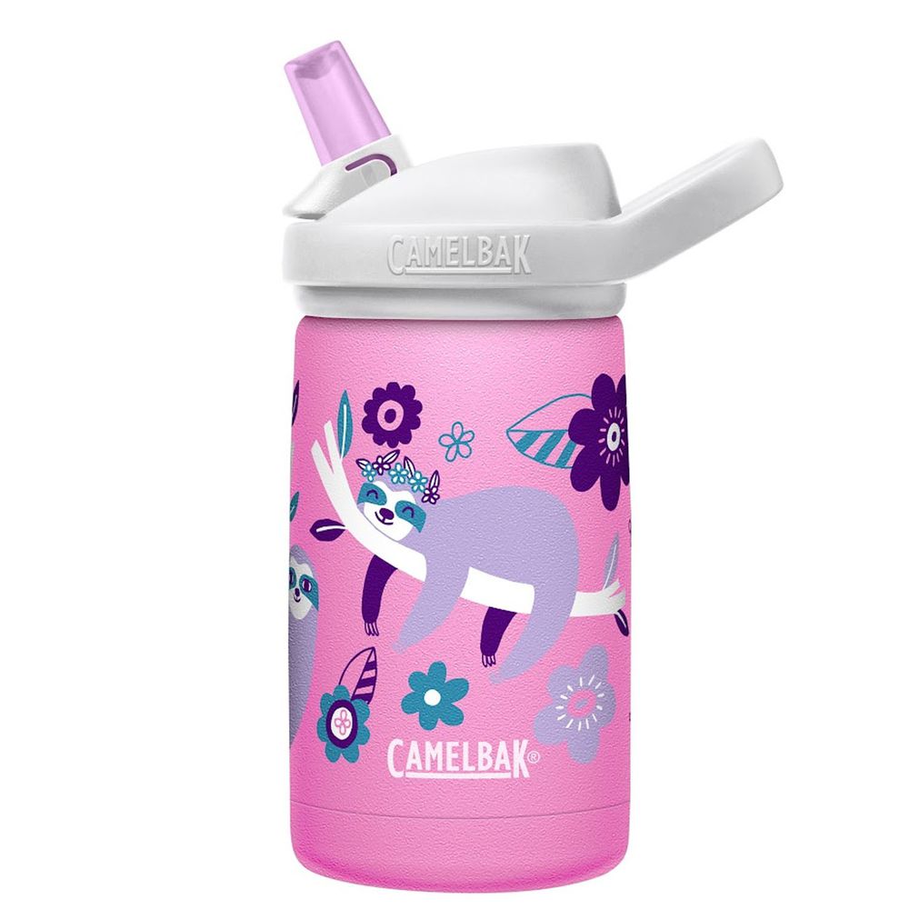 CamelBak - eddy+ 兒童吸管雙層不鏽鋼保溫瓶-花童樹獺-350ML