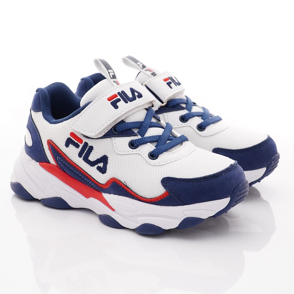 FILA - 義式老爹運動鞋款(中大童段)-藍白紅