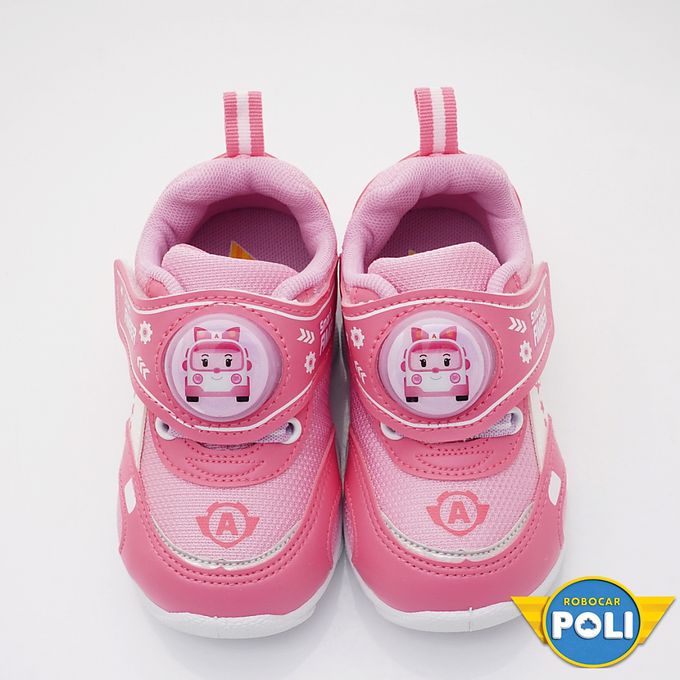 POLI電燈運動鞋-POKX34123粉(中小童)-運動鞋-粉