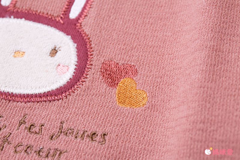 日本 ZOOLAND - 童趣印花圓領長袖上衣-吊帶小熊-薄荷綠