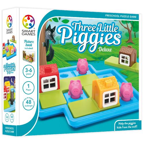 比利時 SMART GAMES - 三隻小豬-3-6歲