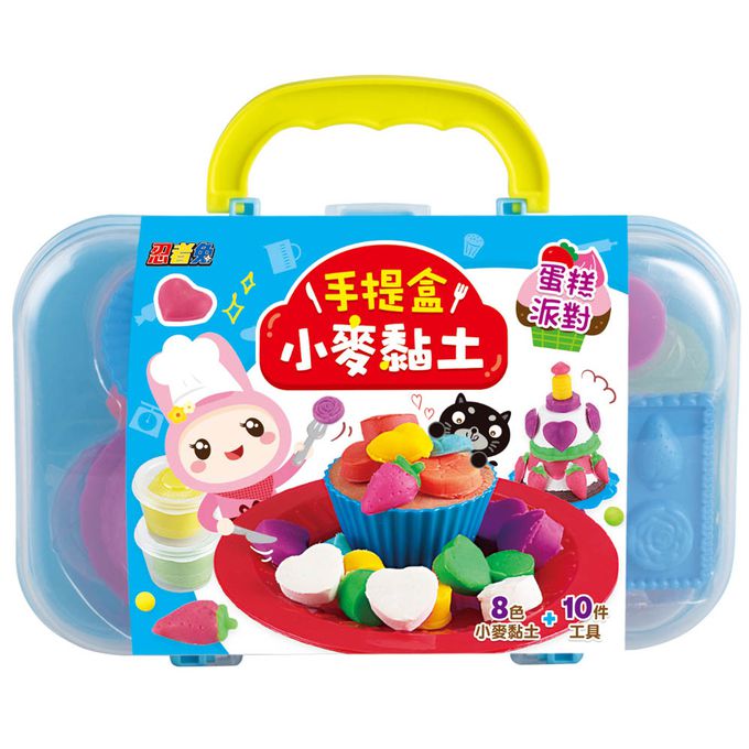 幼福文化 - 忍者兔手提盒小麥黏土：蛋糕派對