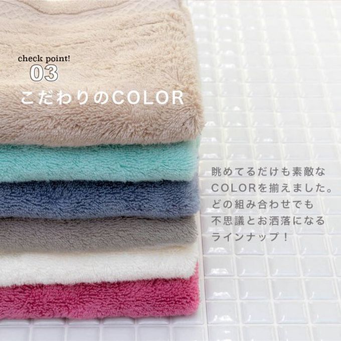 日本 Prairie Dog - 日本今治製 極柔吸水純棉毛巾/浴巾-海軍藍