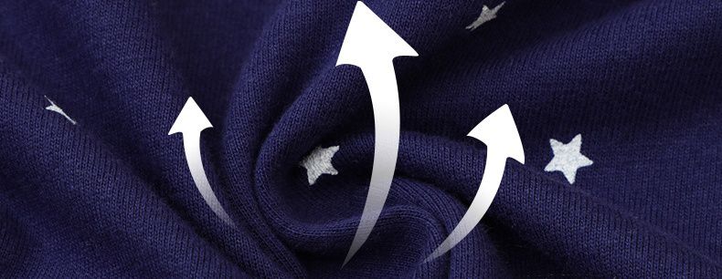 Jumping meters - 棉質圓領長袖連身洋裝-萬聖動物裝扮-深藍色