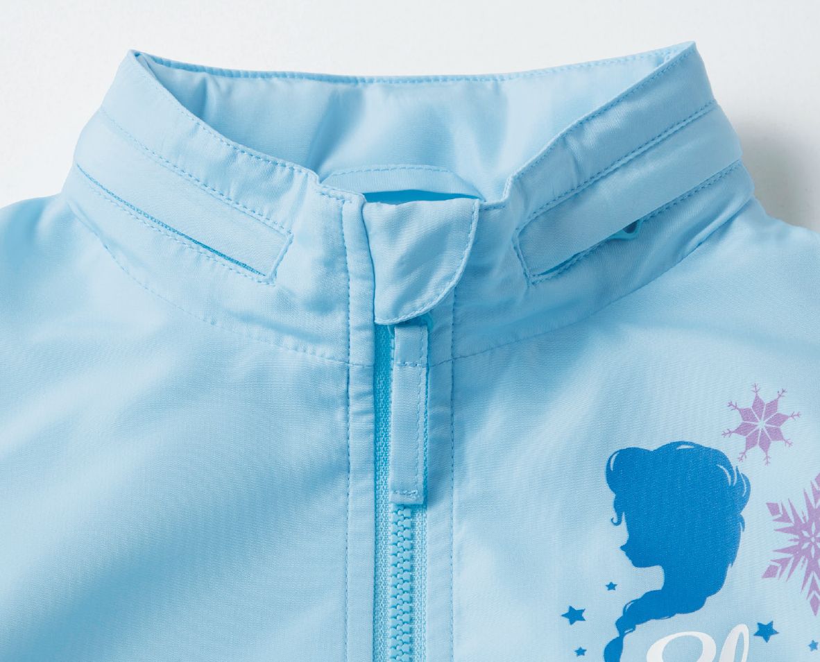 日本千趣會 - 迪士尼公主荷葉衣襬防風連帽外套-長髮公主-粉