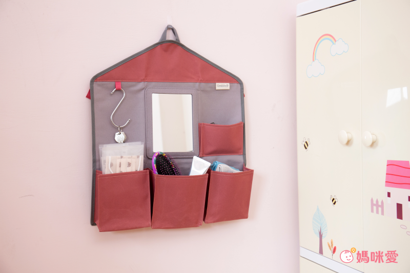 日本文具 KUTSUWA - [獲設計獎] 兒童出門準備打理收納袋-粉