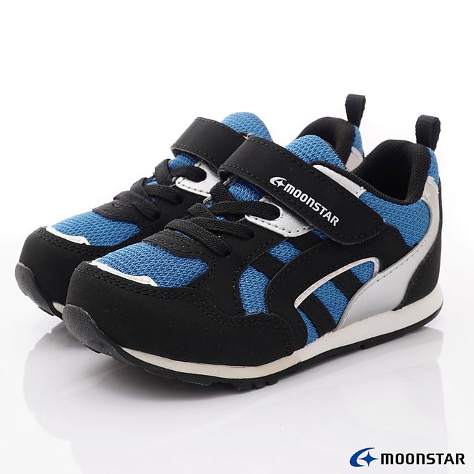 Moonstar日本月星 - 運動鞋系列童鞋-MSCNC2957黑藍(中童段)-機能運動鞋-黑藍