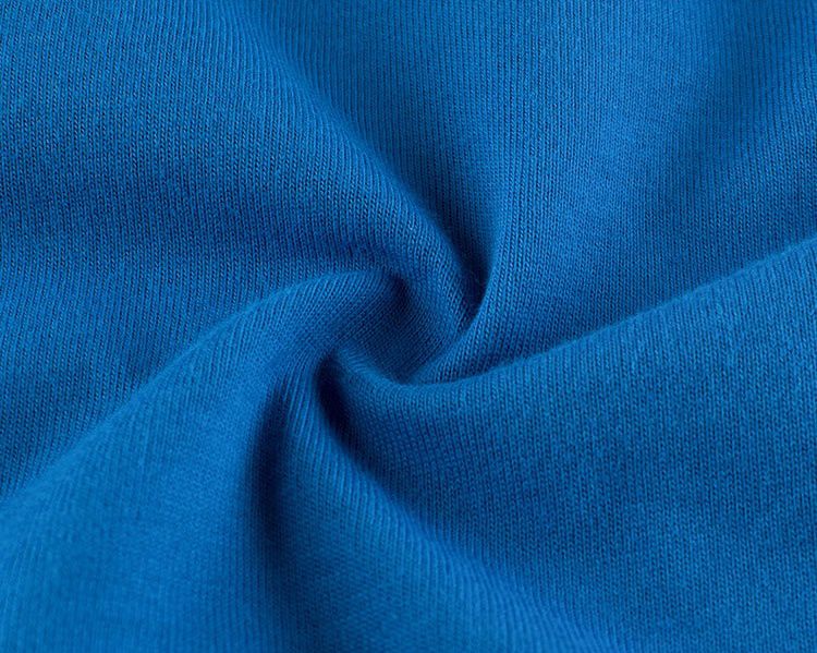 純棉圓領薄長袖上衣-調皮怪獸-藍色