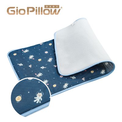韓國 GIO Pillow - 超透氣排汗嬰兒床墊M號120X60cm(中床)-阿姆斯貓