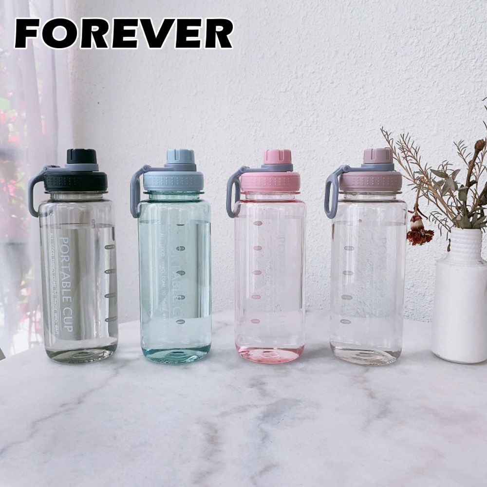 日本 FOREVER - 直飲式可提運動水壺800ML 買一送一