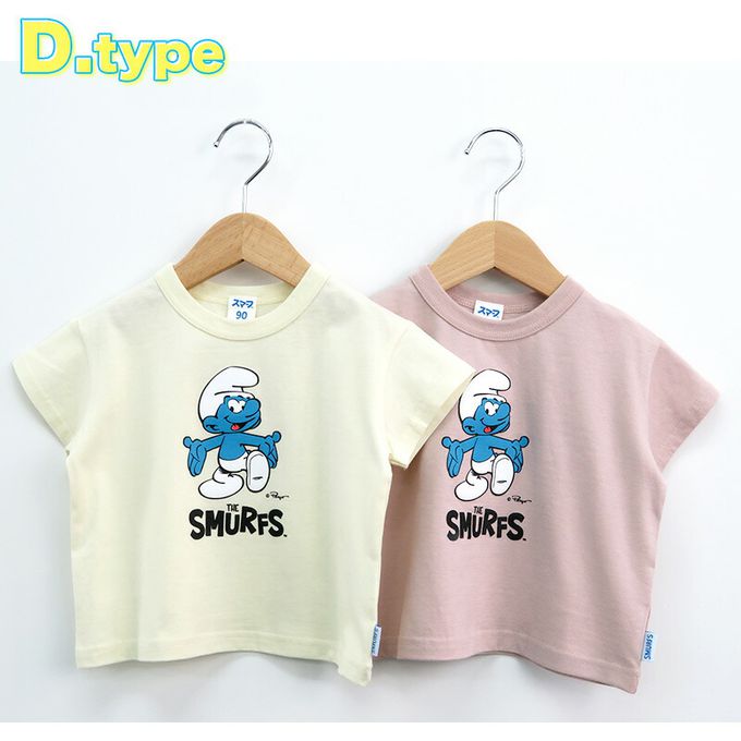 日本 ZOOLAND - 藍色小精靈聯名純棉短T-B爬繩子-藍