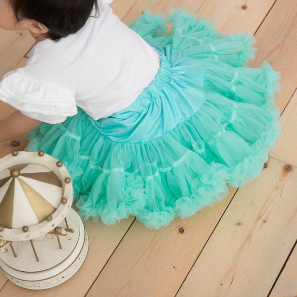 日安朵朵 - 女嬰童雪紡蓬蓬裙-小美人魚