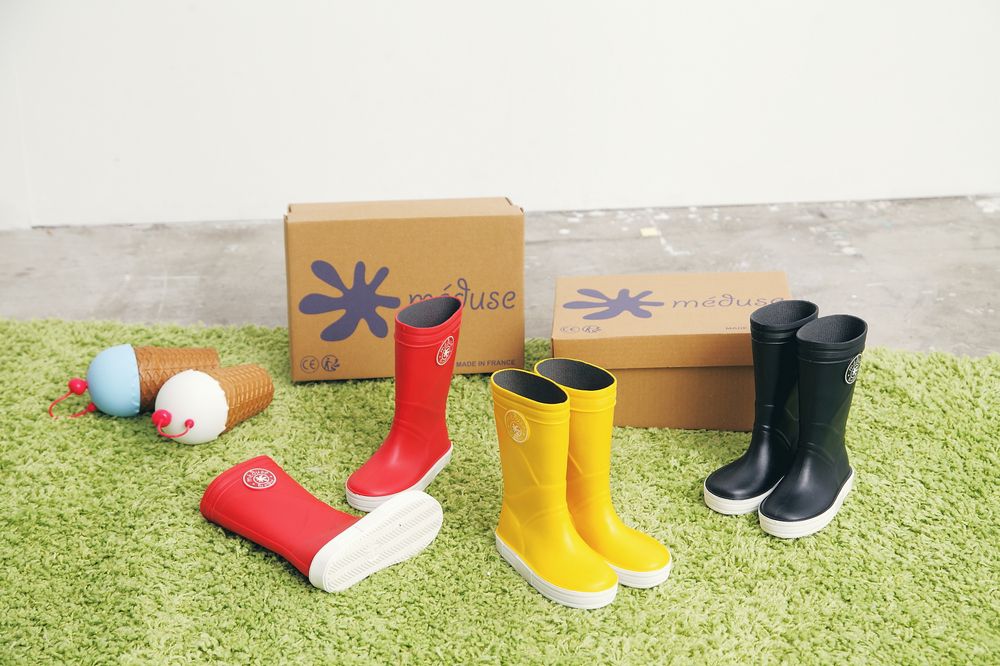 法國 Méduse 親子時尚雨靴/短靴/中筒靴