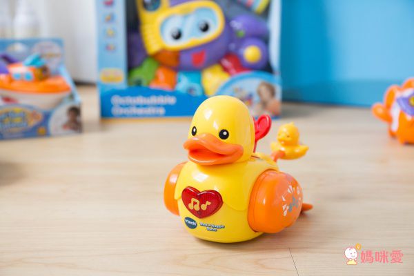 媽咪洗澡神助手♡【英國Vtech ✖ 加拿大MARCUS】歡樂聲光洗澡玩具♡泡泡章魚邊洗澡邊唱歌