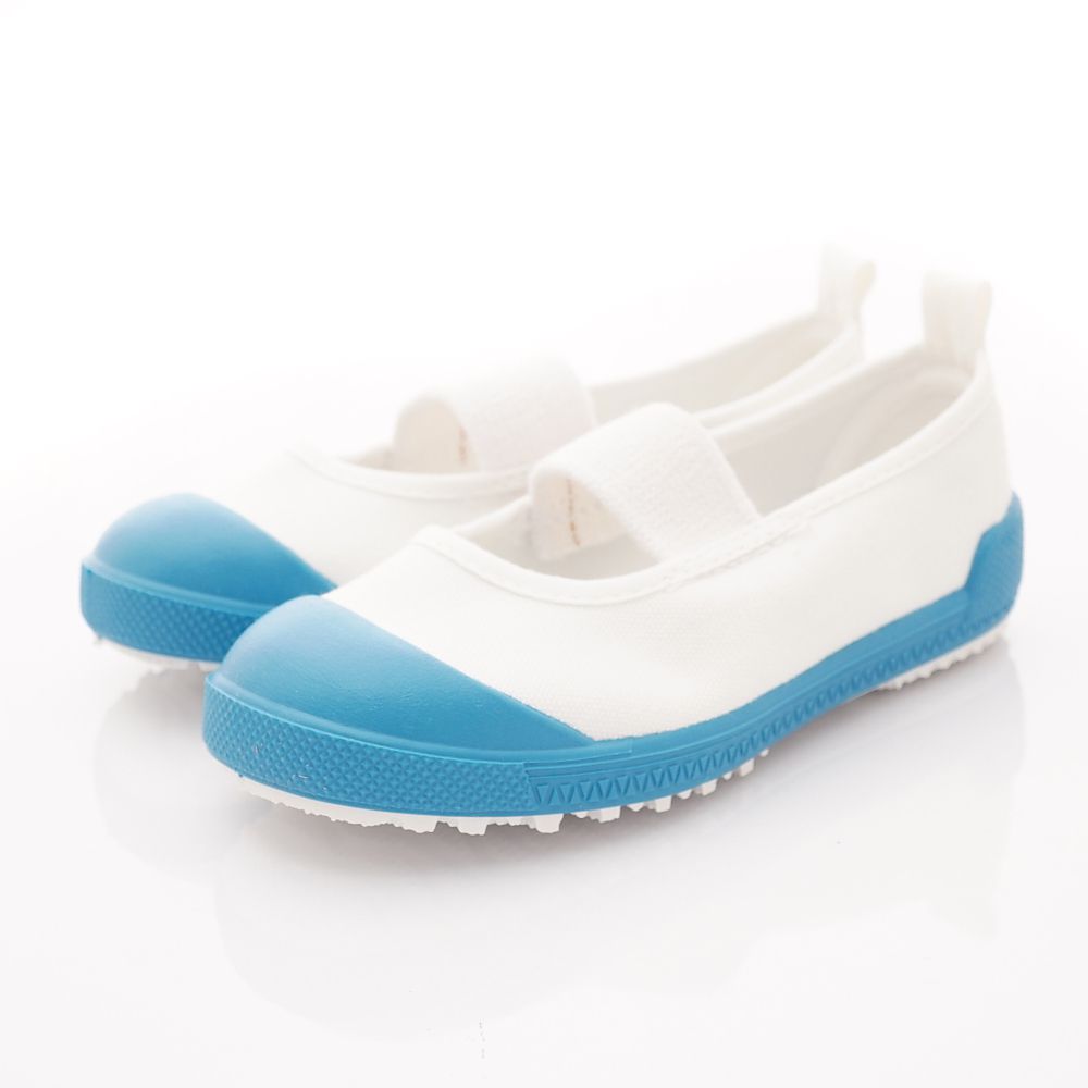 Moonstar日本月星 - 機能童鞋-日本製鐵氟龍室內鞋(中小童段)-淺藍