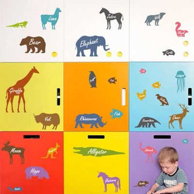 JB Design - 時尚壁貼-北歐風動物樂園 (70cm*50cm)