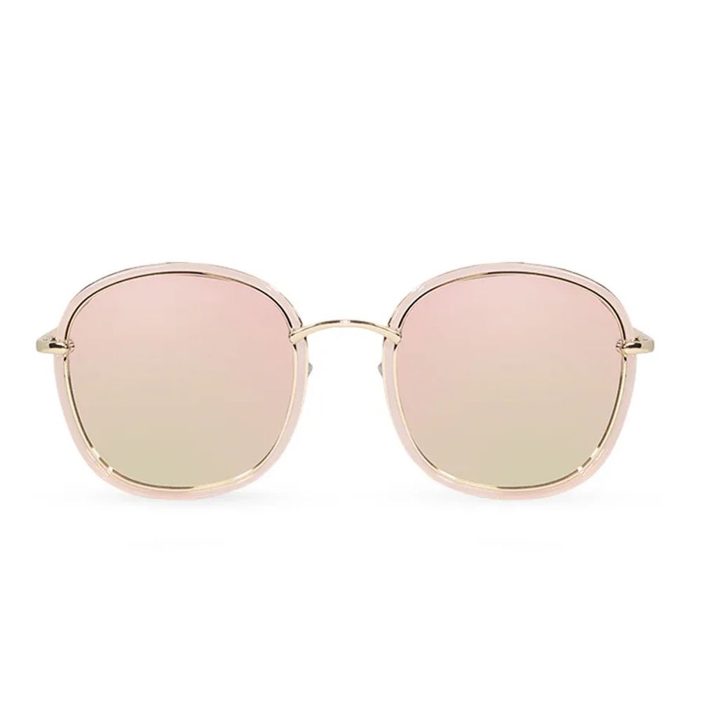ALEGANT - 韓流微暈粉色水銀寶麗來偏光墨鏡│UV400太陽眼鏡