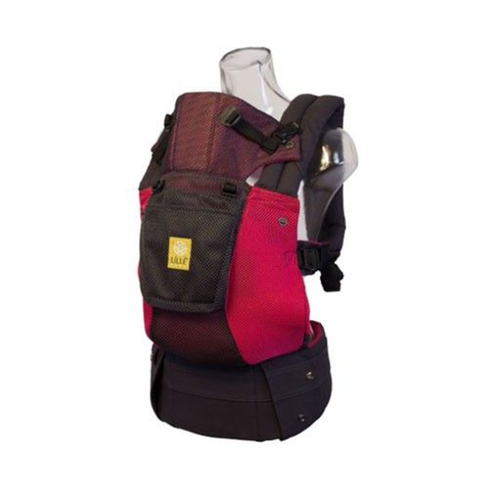 美國 LÍLLÉbaby - Complete 6-in-1 包覆型全齡背巾-Airflow-3D 透氣款-C.Berry 桃紅-NB(3.2kg)-20kg