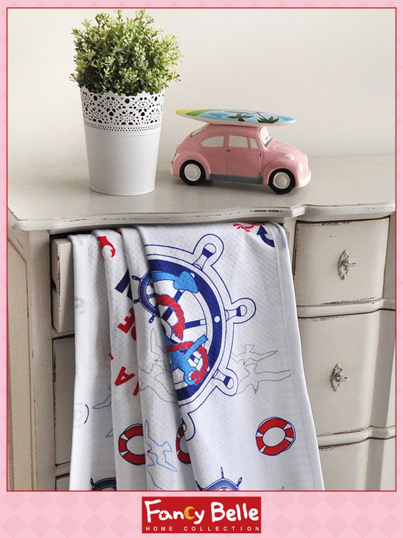 格蕾寢飾 Great Living - 色坊針織兒童涼被-可愛航海王 (100*140CM)