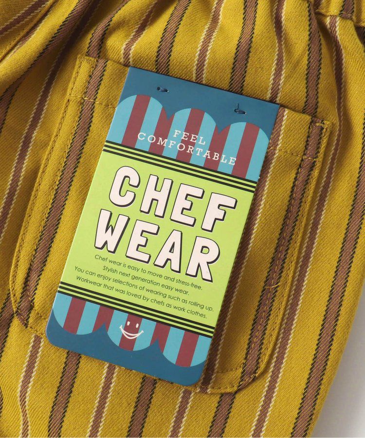 日本 BREEZE - 斜紋布保暖廚師褲-棋盤格-黑米