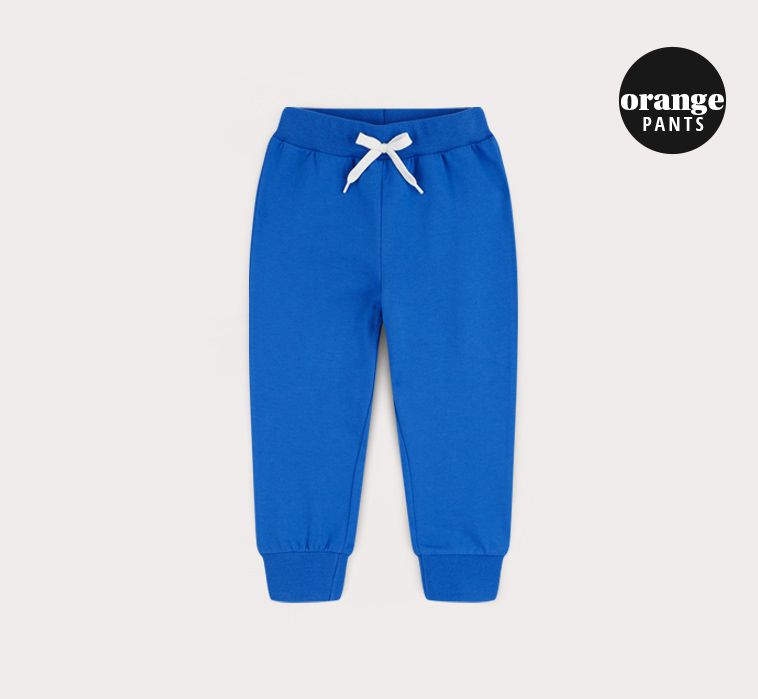 韓國 HEJMINI - 鬥牛犬條紋相間套裝-橘紅