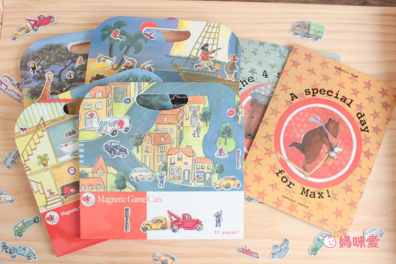 近60種主題！比利時繪本風磁鐵書 x 隨身貼紙書