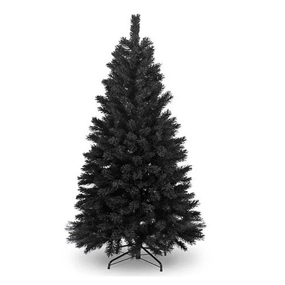MODACore 摩達客 - 摩達客耶誕-台灣製4呎/4尺(120cm)時尚豪華版黑色聖誕樹 裸樹(不含飾品不含燈)本島免運費