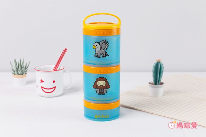 美國 Whiskware 惠食樂 - 哈利波特系列 | 可提式趣味三層零食收納盒(食物/奶粉分裝罐/方便攜帶/衛生/不含環境荷爾蒙雙酚A)