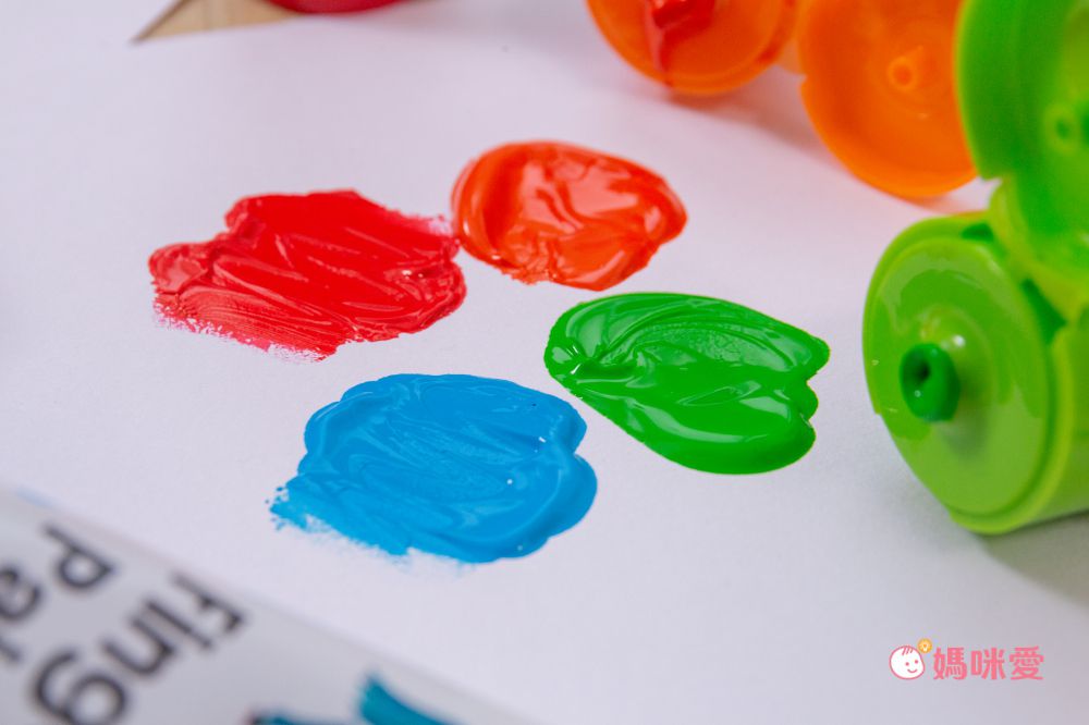 MiDeer - 可洗式手指顏料組-好餓的毛毛蟲