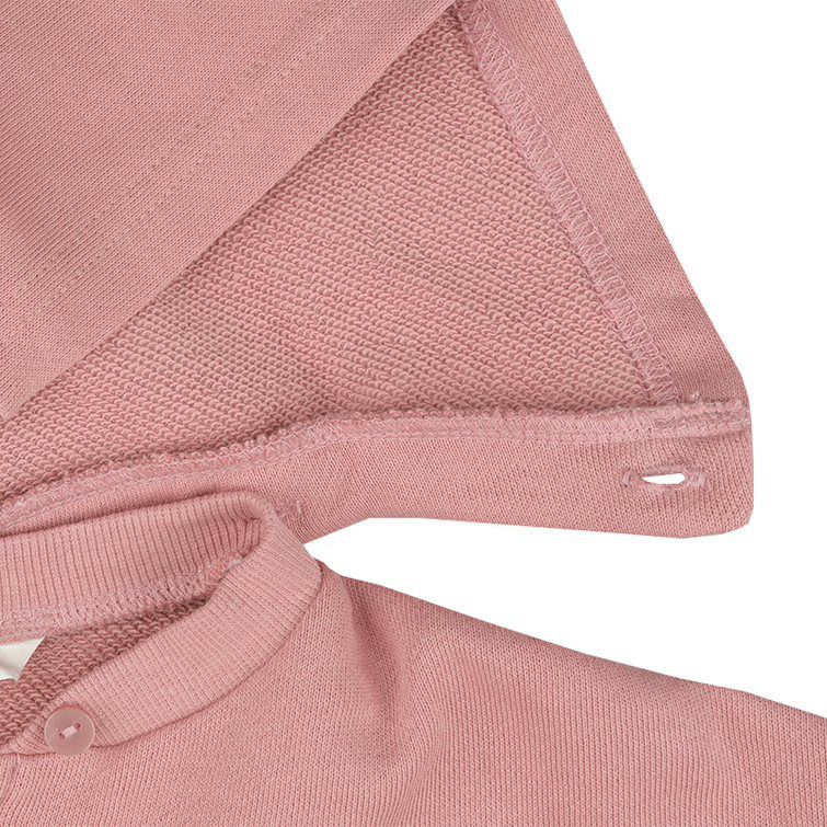 akachan honpo - 連帽外套-毛圈內裡-粉紅色