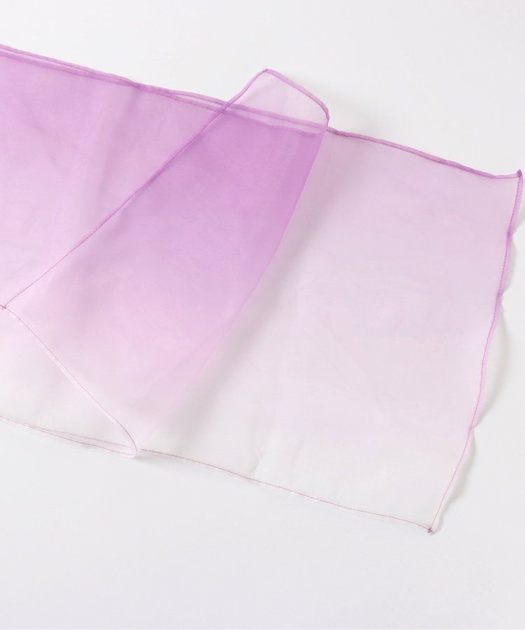 日本 apres les cours - 華麗腰帶風純棉二件式浴衣-椿花-紅藍條紋