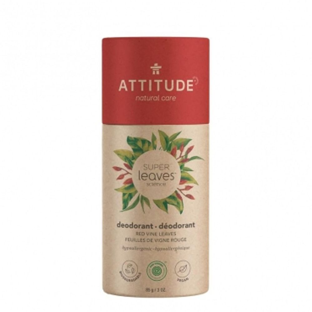加拿大 ATTITUDE 艾特優 - Super Leaves 紅色藤葉體味除臭劑-85g