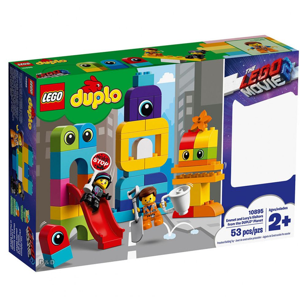 樂高 LEGO - 樂高 Duplo 得寶幼兒系列 - Emmet and Lucy’s Visitors from the DUPLO® Planet 10895-53pcs