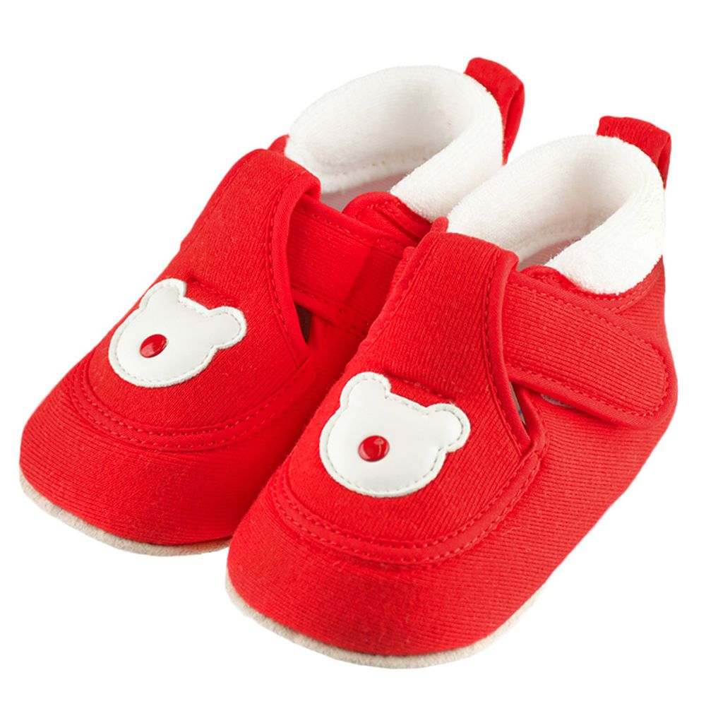 akachan honpo - 學步鞋-小熊-紅色