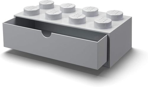 Room Copenhagen - LEGO® 樂高桌上型八凸抽屜收納箱 (灰色)