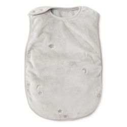 akachan honpo - 新生兒柔軟舒適防踢被-灰色 (50~80cm)