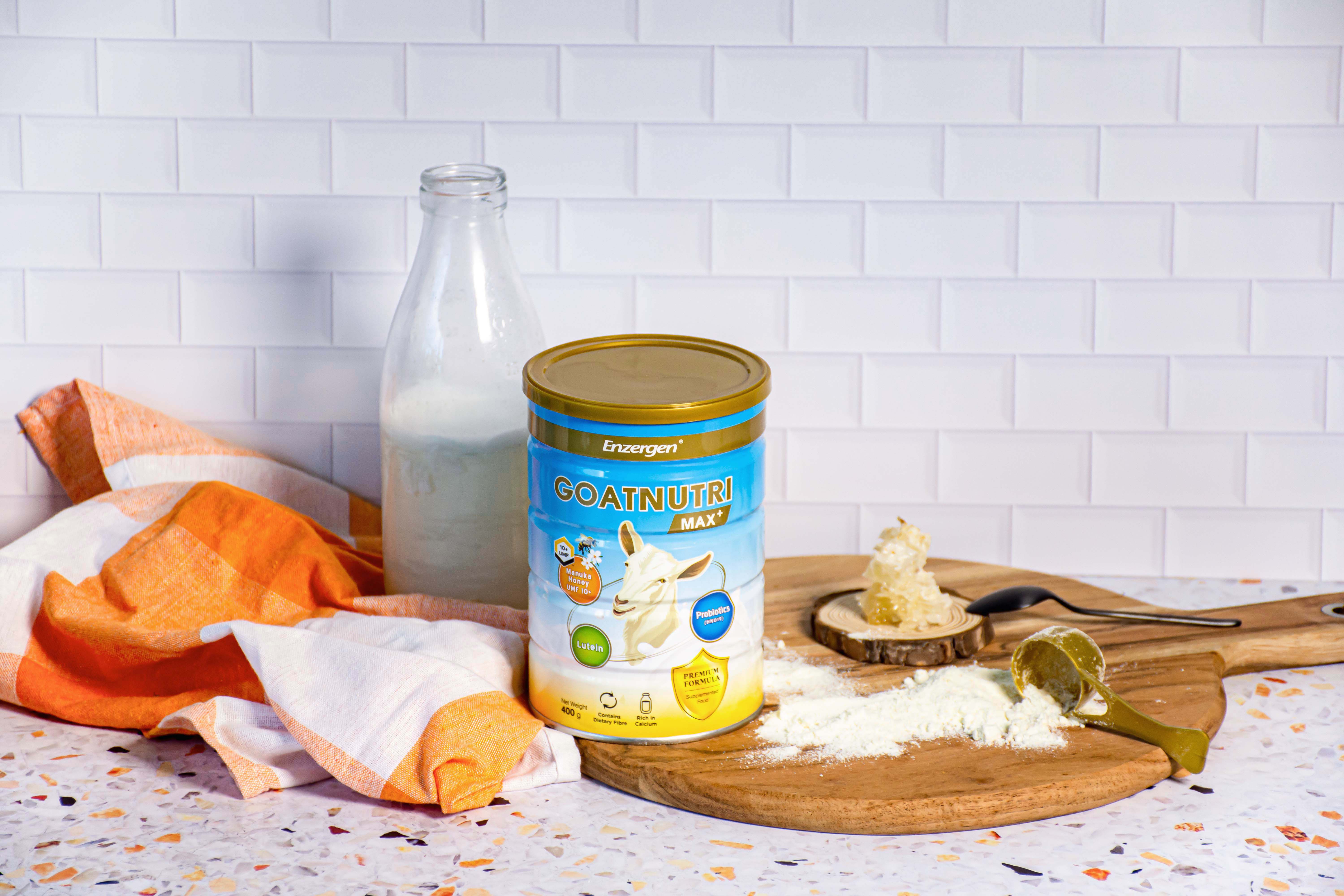 [紐西蘭] Enzergen® - 營養升級麥蘆卡蜂蜜羊奶粉-400g