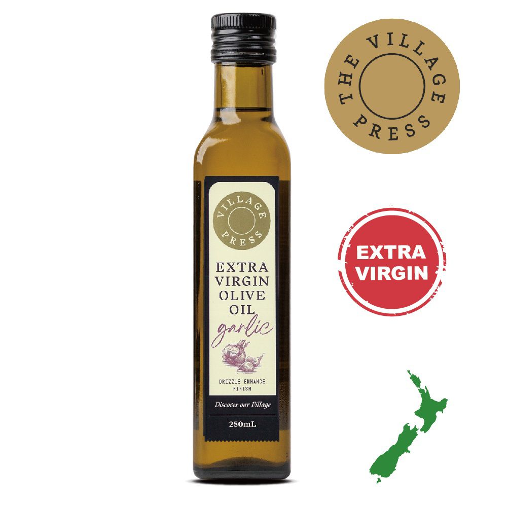 紐西蘭廚神-頂級冷壓初榨蒜香風味橄欖油-250ml-250ml
