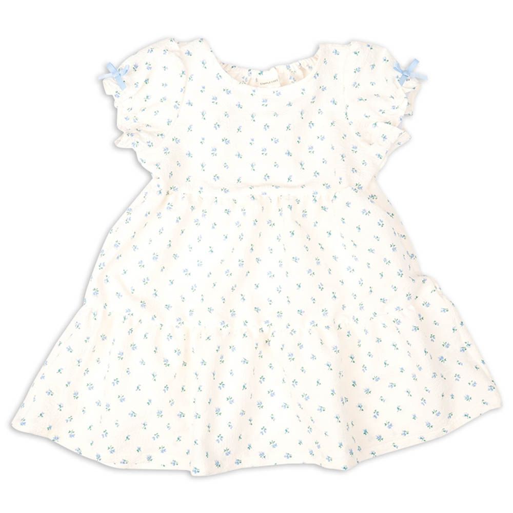 蛋糕洋裝-淺藍色