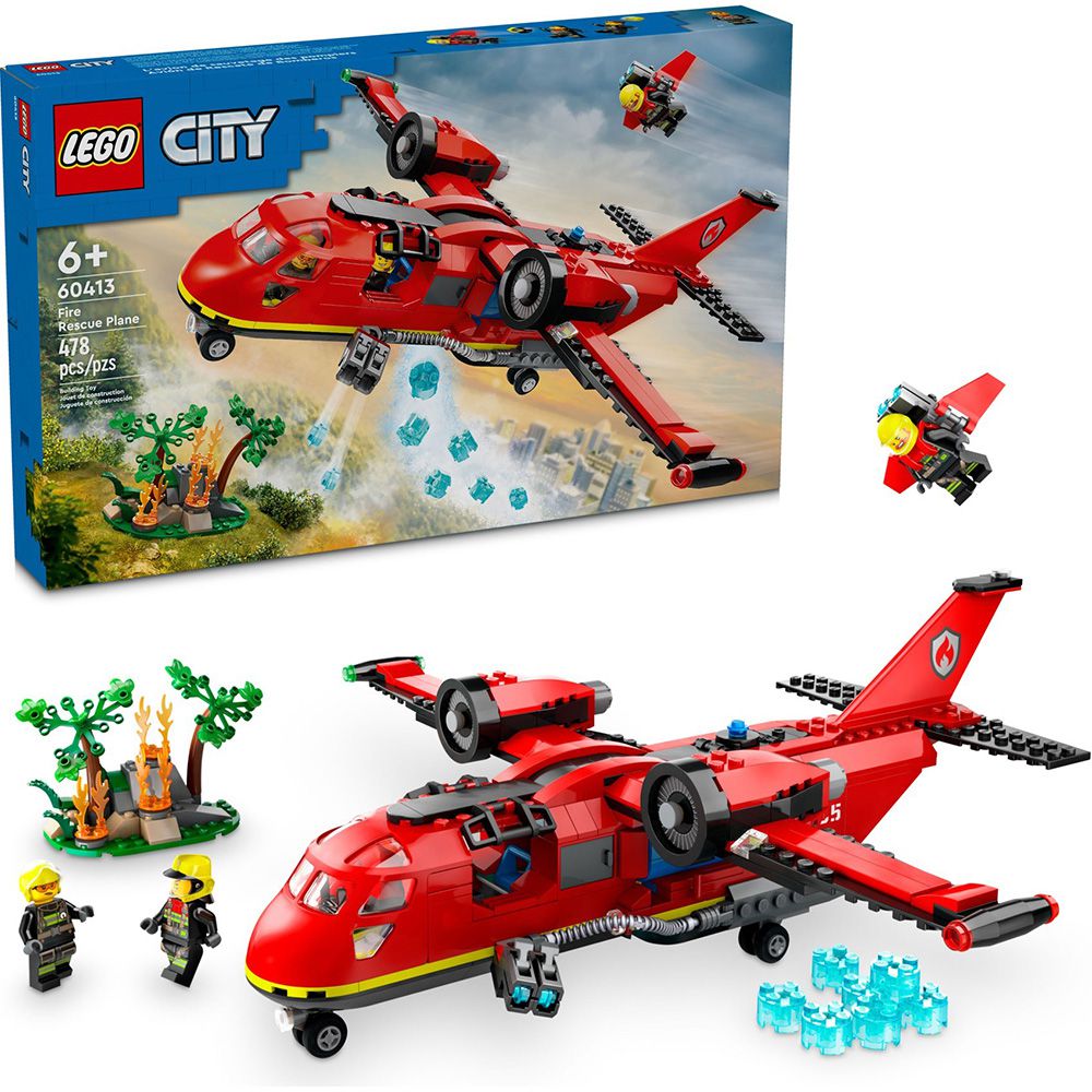 樂高 LEGO - LEGO樂高 LT60413 City 城市系列 - 消防救援飛機