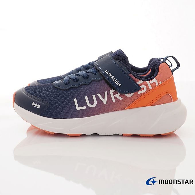 Moonstar日本月星 - LIGHT FOAM 2E競速運動鞋(中大童段)-運動鞋-深藍